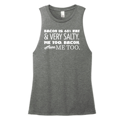 Bacon Salty Color Muscle Tank