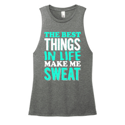 Make Me Sweat Color Muscle Tank