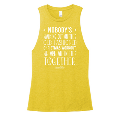 Old Fashioned Christmas Color Muscle Tank