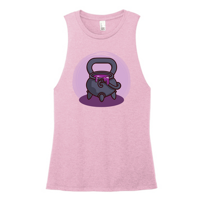 Kettlebell Couldron Color Muscle Tank