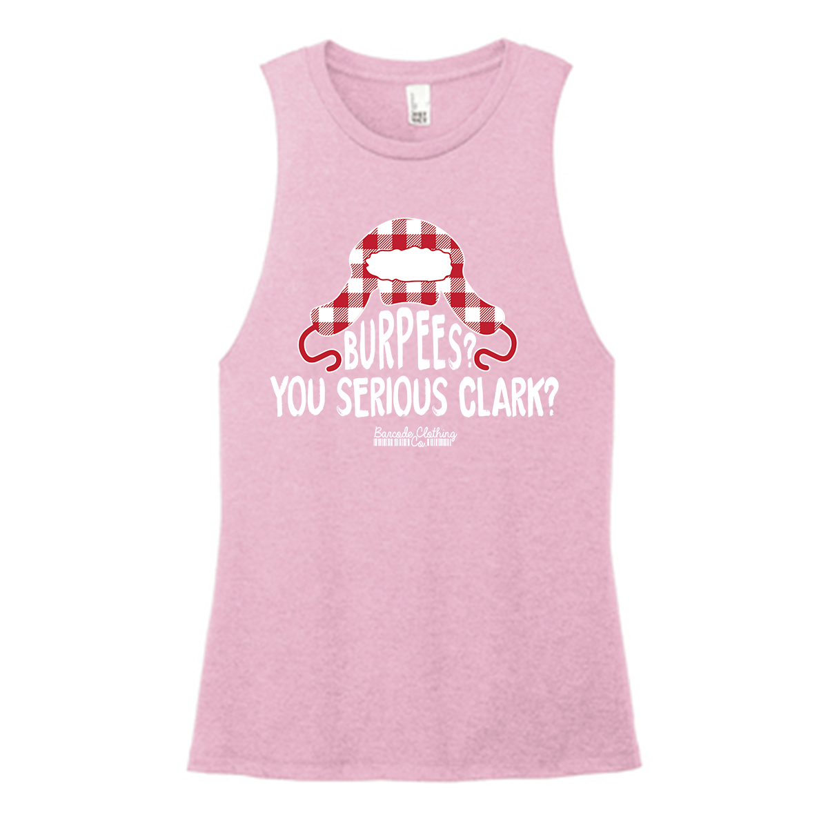 Burpees Clark Color Muscle Tank