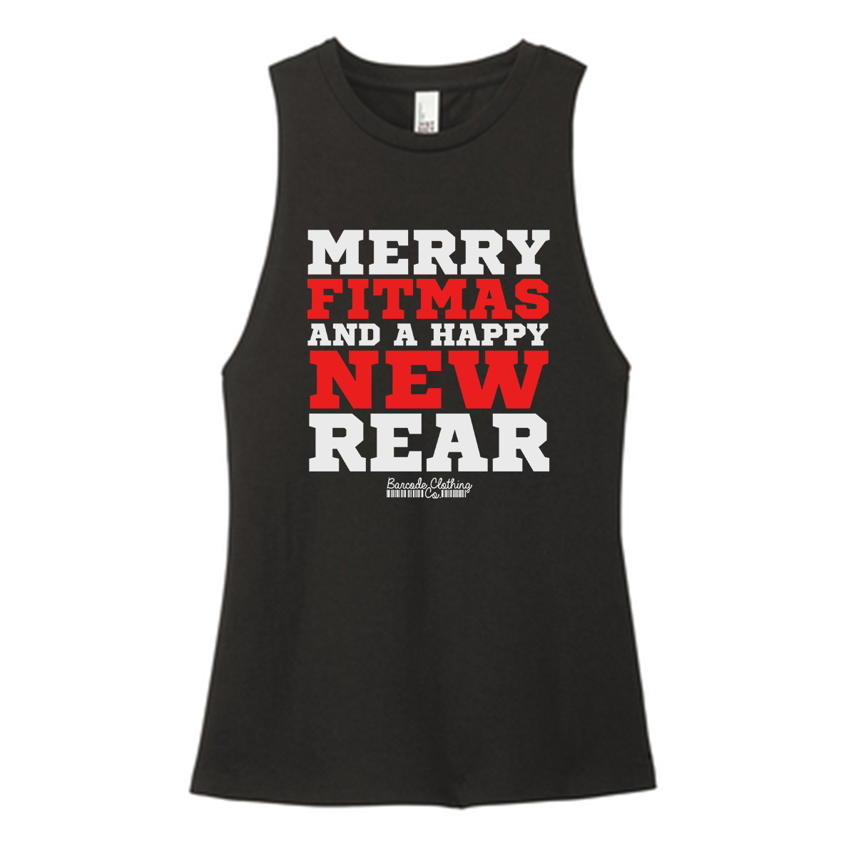 Merry Fitmas and a Happy New Rear Color Muscle Tank