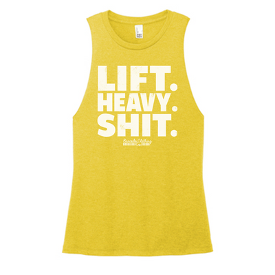 Lift Heavy Shit Color Muscle Tank