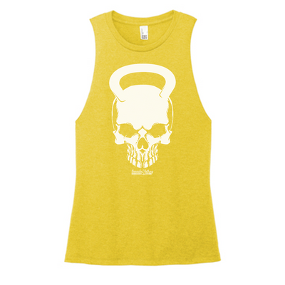 Kettlebell Skull Color Muscle Tank