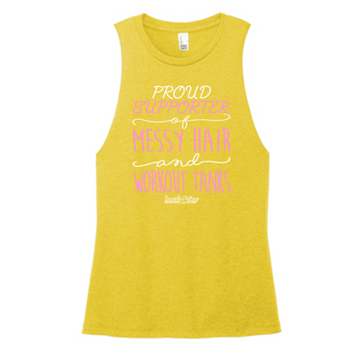 Proud Supporter Workout Tanks Color Muscle Tank