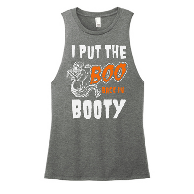 Boo Back In Booty Color Muscle Tank
