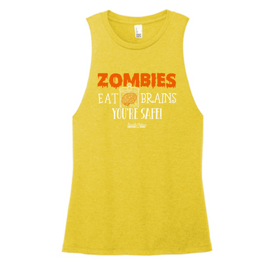 Zombie Brains Color Muscle Tank