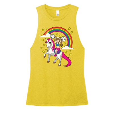 Magical Unicorn Color Muscle Tank