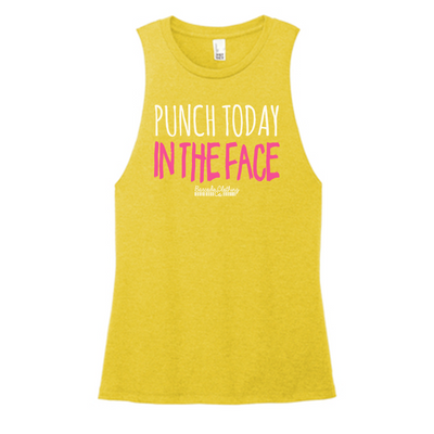 Punch Today In The Face Color Muscle Tank