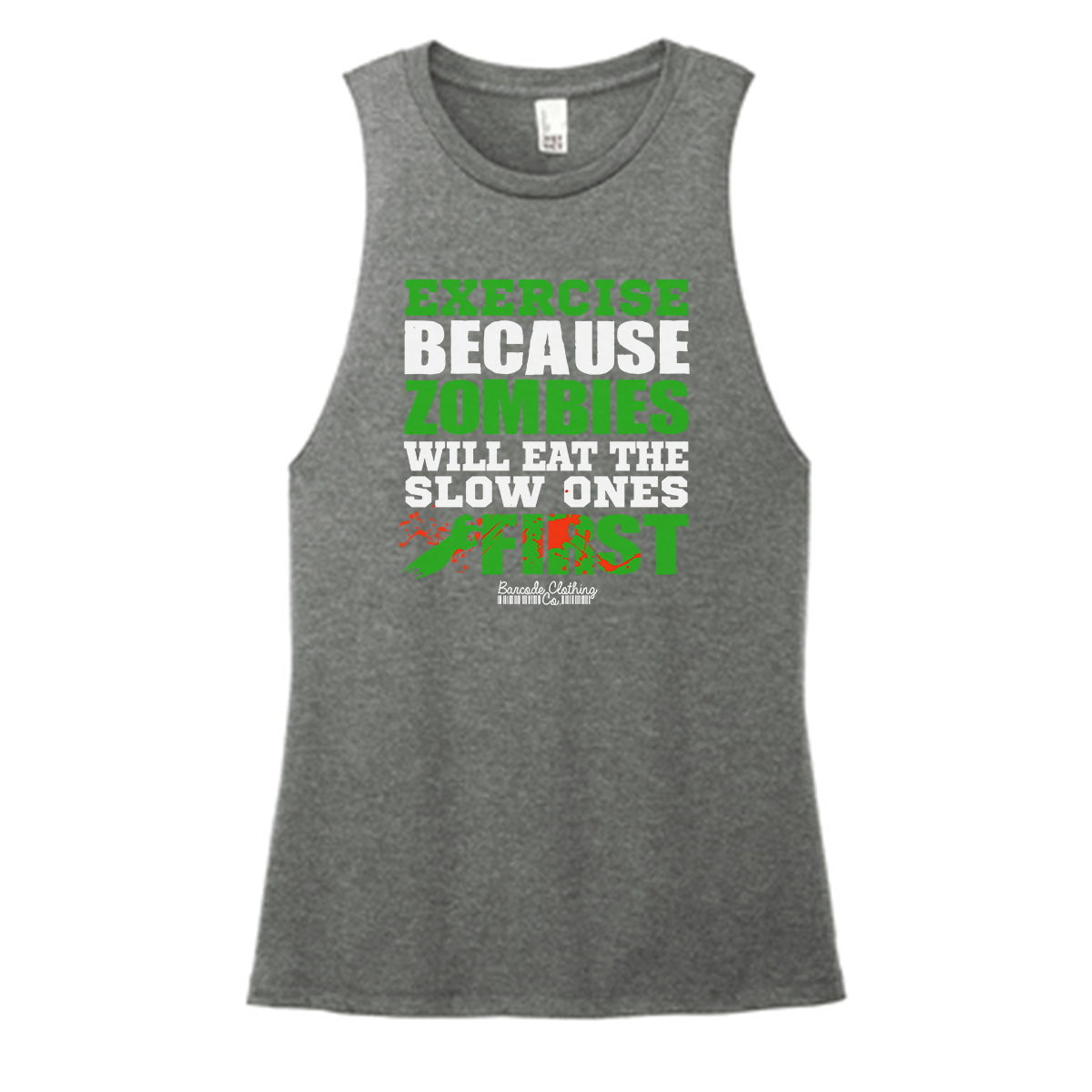 Exercise Because Color Muscle Tank