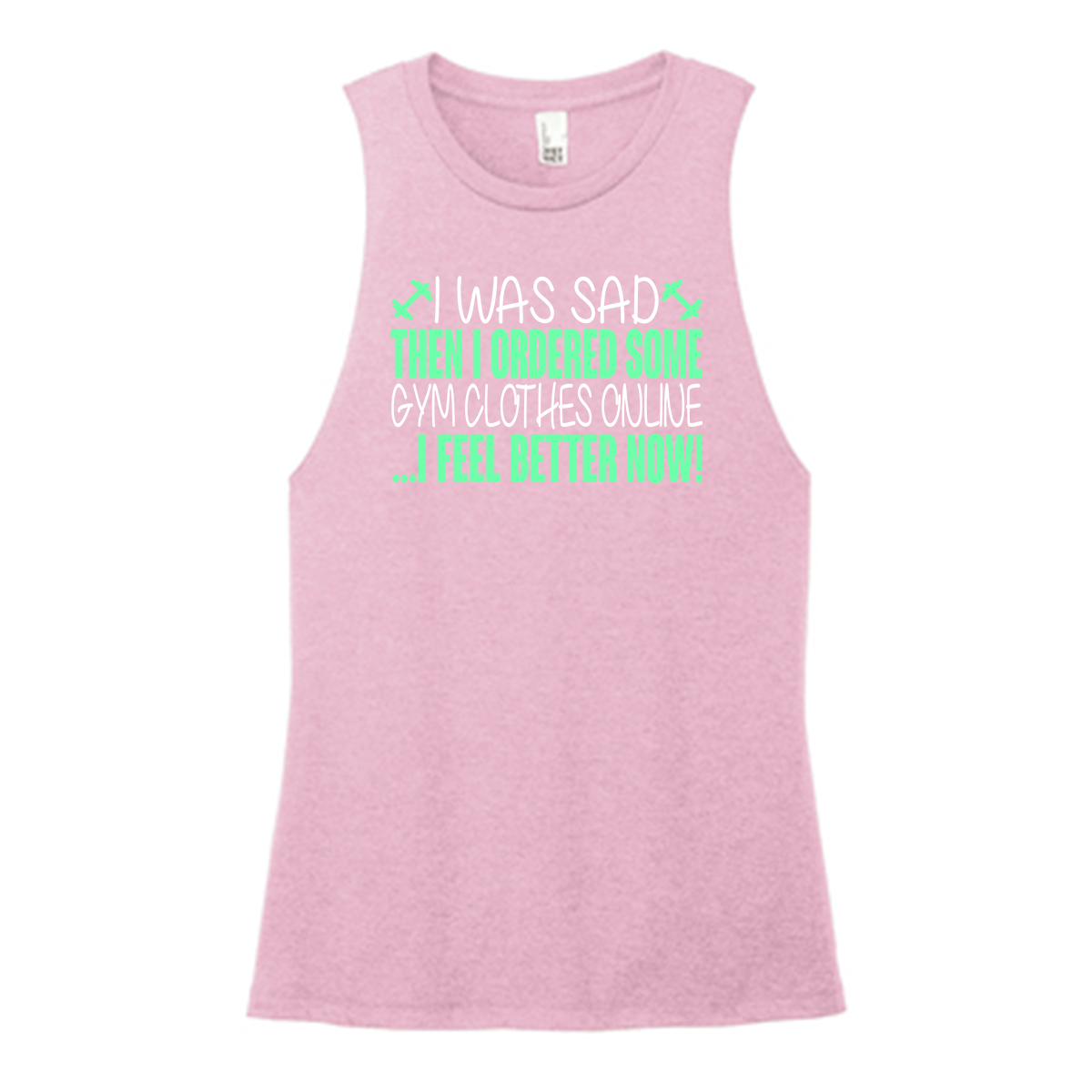 I Was Sad Color Muscle Tank