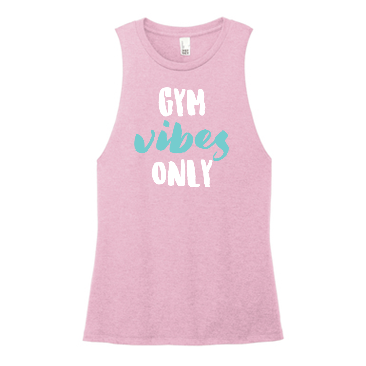 Gym Vibes Only Color Muscle Tank