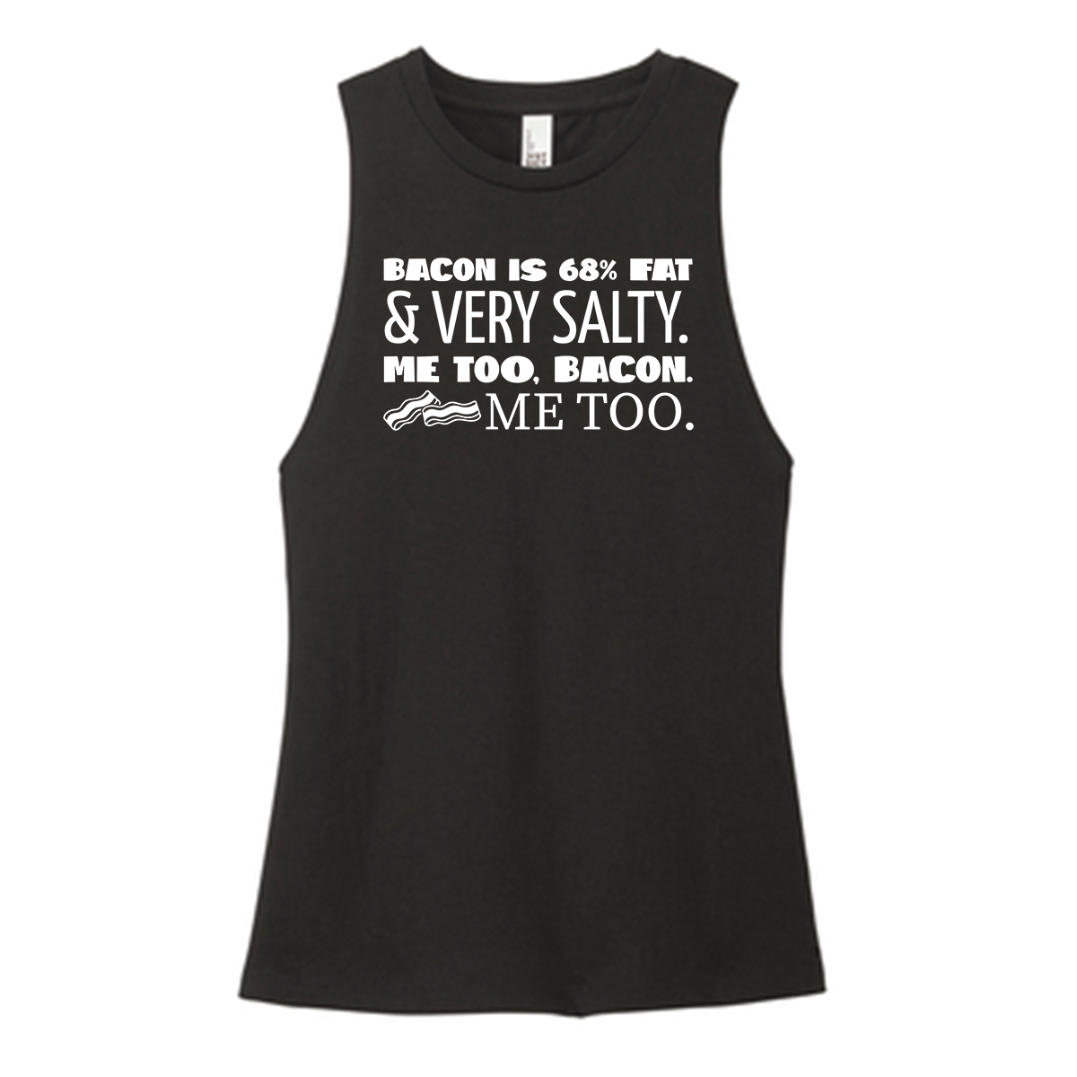 Bacon Salty Color Muscle Tank