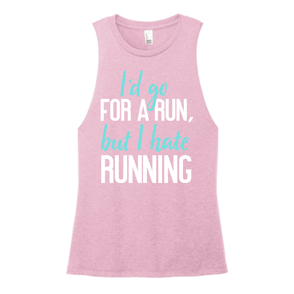 Go For A Run Color Muscle Tank