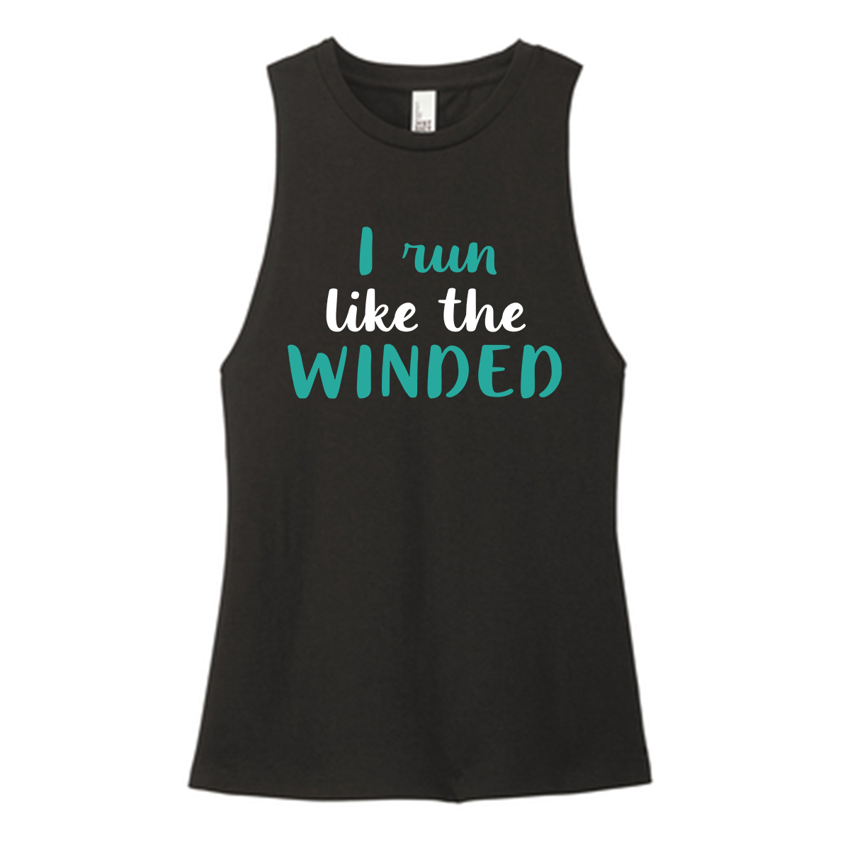 Run Like The Winded Color Muscle Tank