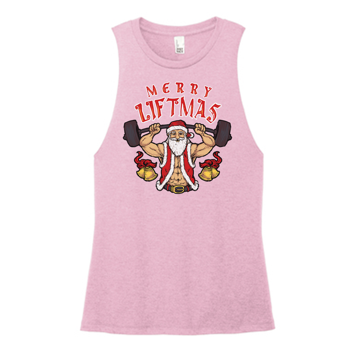 Merry Liftmas Color Muscle Tank