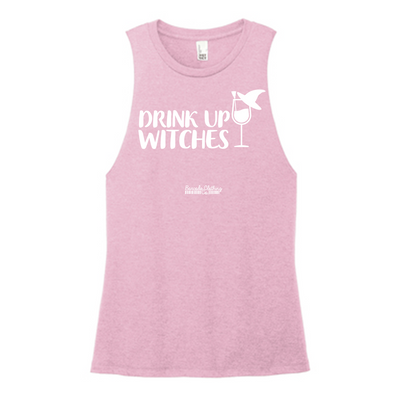 Drink Up Witches Color Muscle Tank