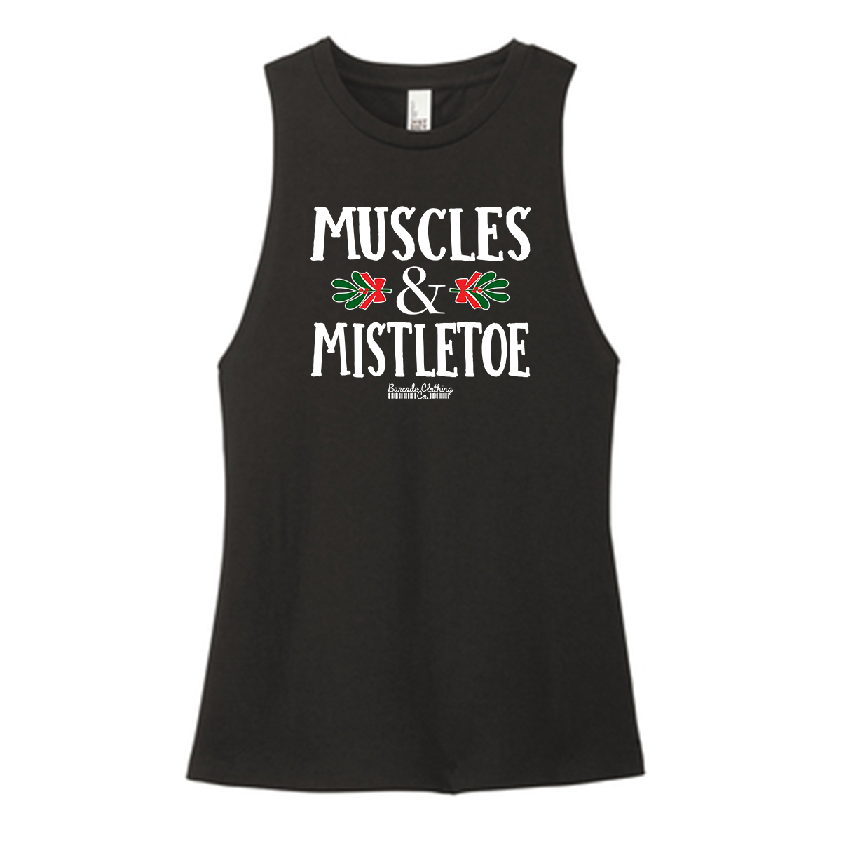Muscles and Mistletoe Color Muscle Tank