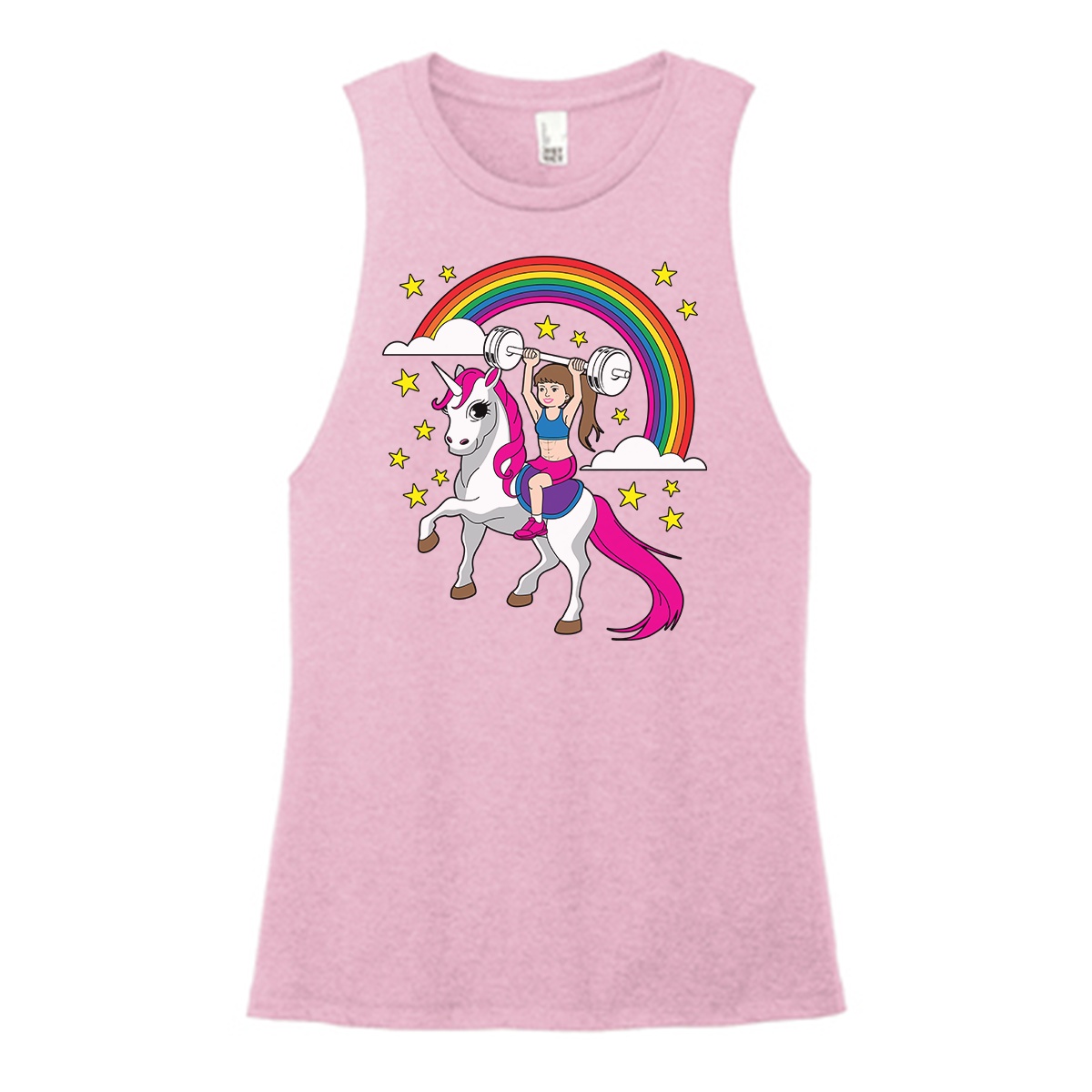 Magical Unicorn Color Muscle Tank