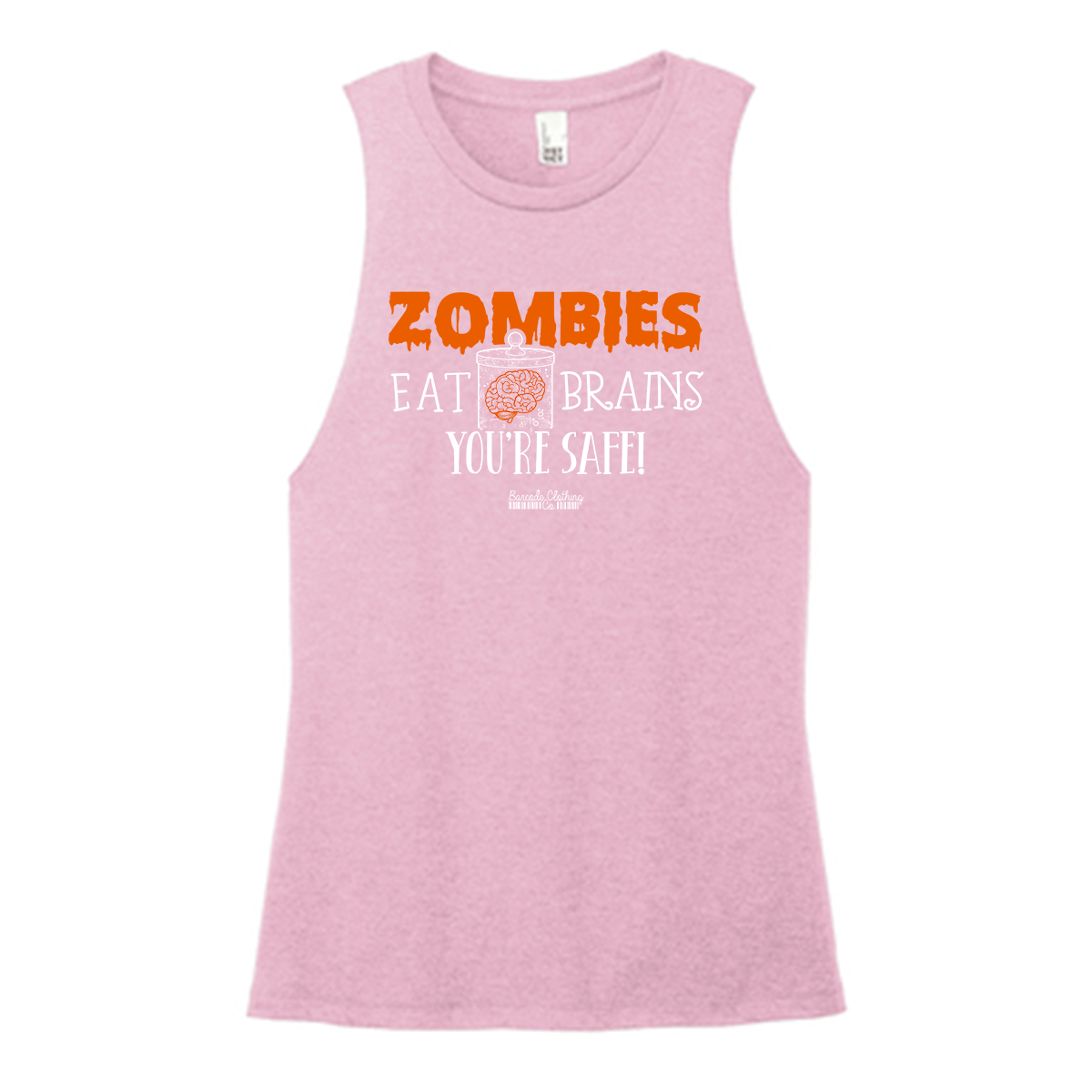 Zombie Brains Color Muscle Tank