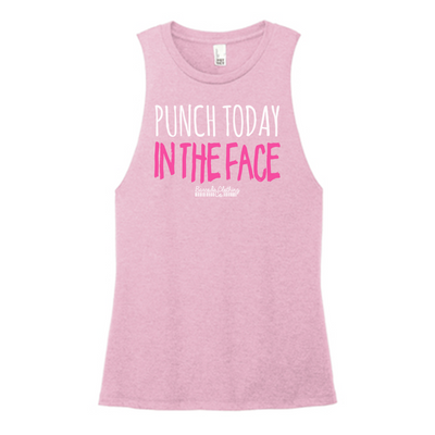 Punch Today In The Face Color Muscle Tank