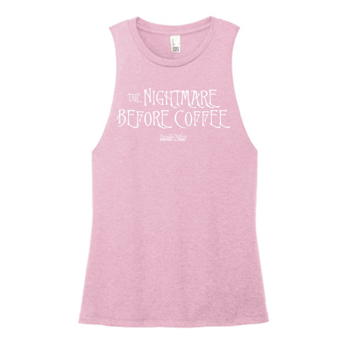 Nightmare Before Coffee Color Muscle Tank