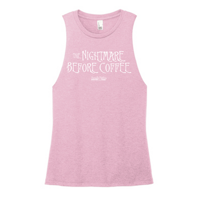 Nightmare Before Coffee Color Muscle Tank