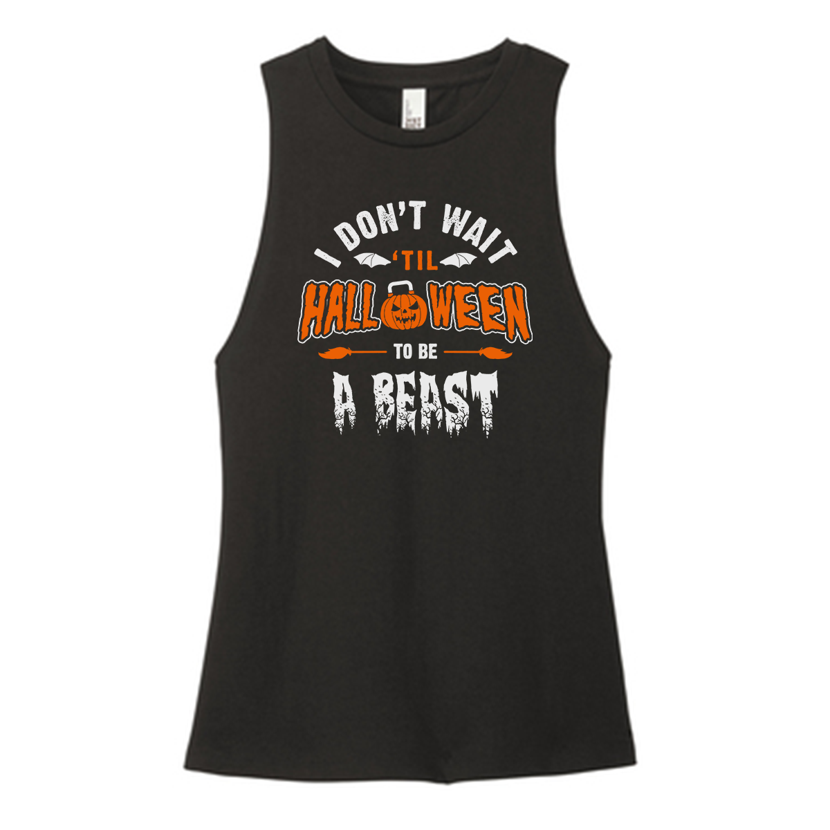 Halloween Beast Color Muscle Tank