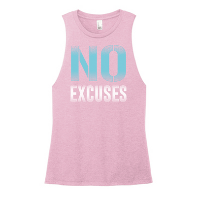 No Excuses Color Muscle Tank