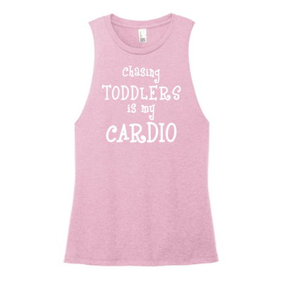 Chasing Toddlers Color Muscle Tank