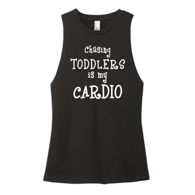 Chasing Toddlers Color Muscle Tank
