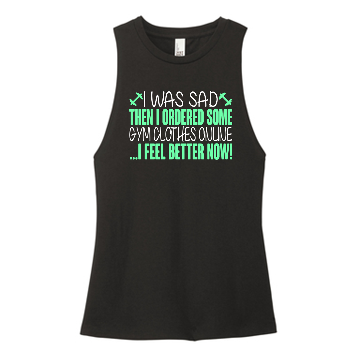 I Was Sad Color Muscle Tank