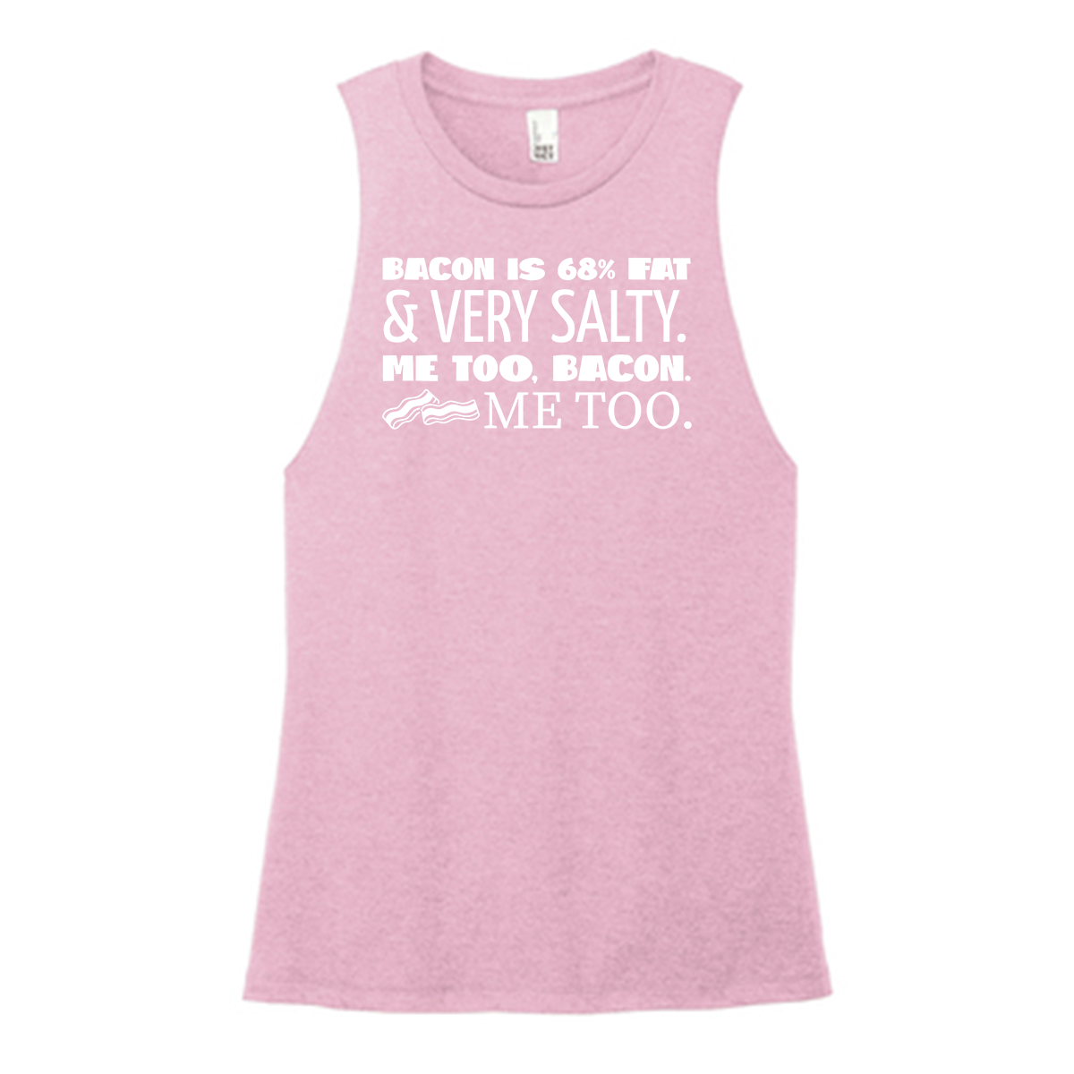 Bacon Salty Color Muscle Tank