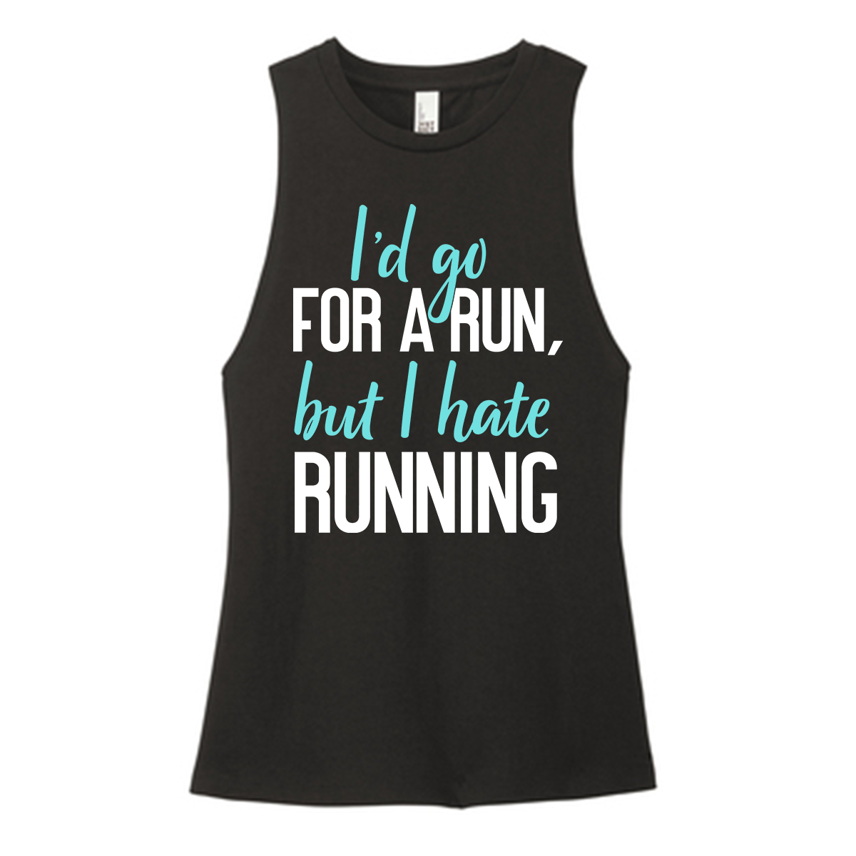 Go For A Run Color Muscle Tank