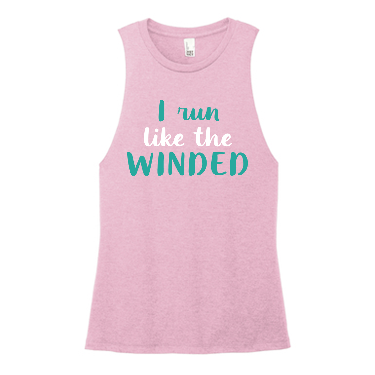 Run Like The Winded Color Muscle Tank