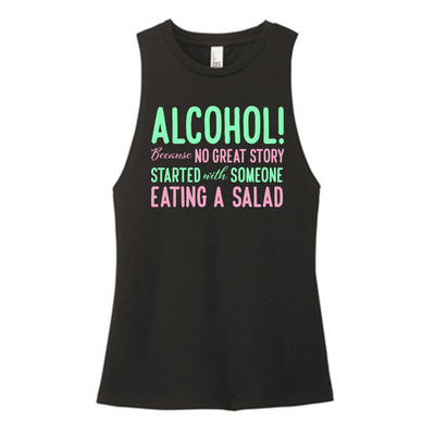 Alcohol Because Color Muscle Tank