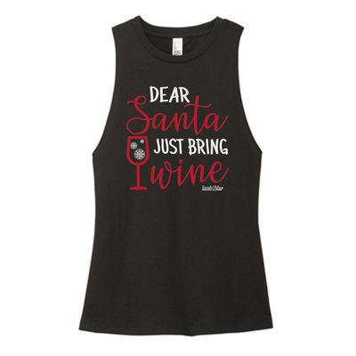 Santa Wine Color Muscle Tank