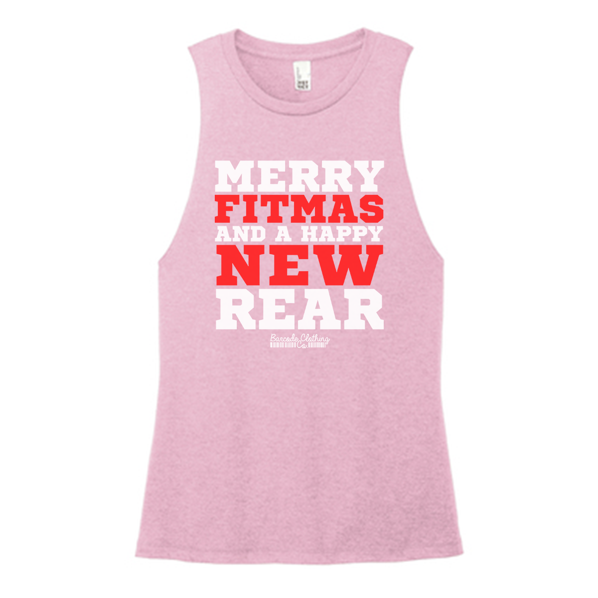 Merry Fitmas and a Happy New Rear Color Muscle Tank