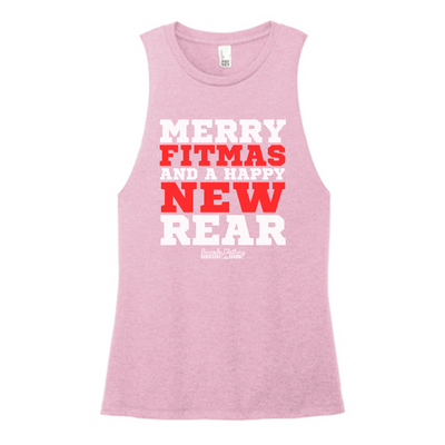 Merry Fitmas and a Happy New Rear Color Muscle Tank