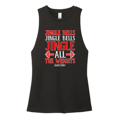 Jingle All The Weights Color Muscle Tank
