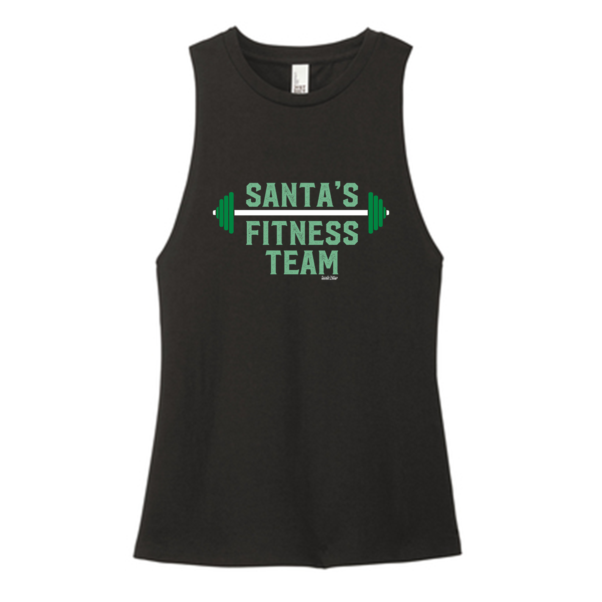 Santa's Fitness Team Color Muscle Tank
