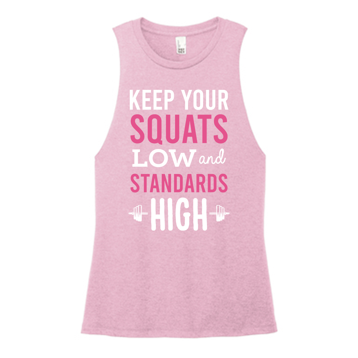 Keep Your Squats Color Muscle Tank – Barcode Clothing Co