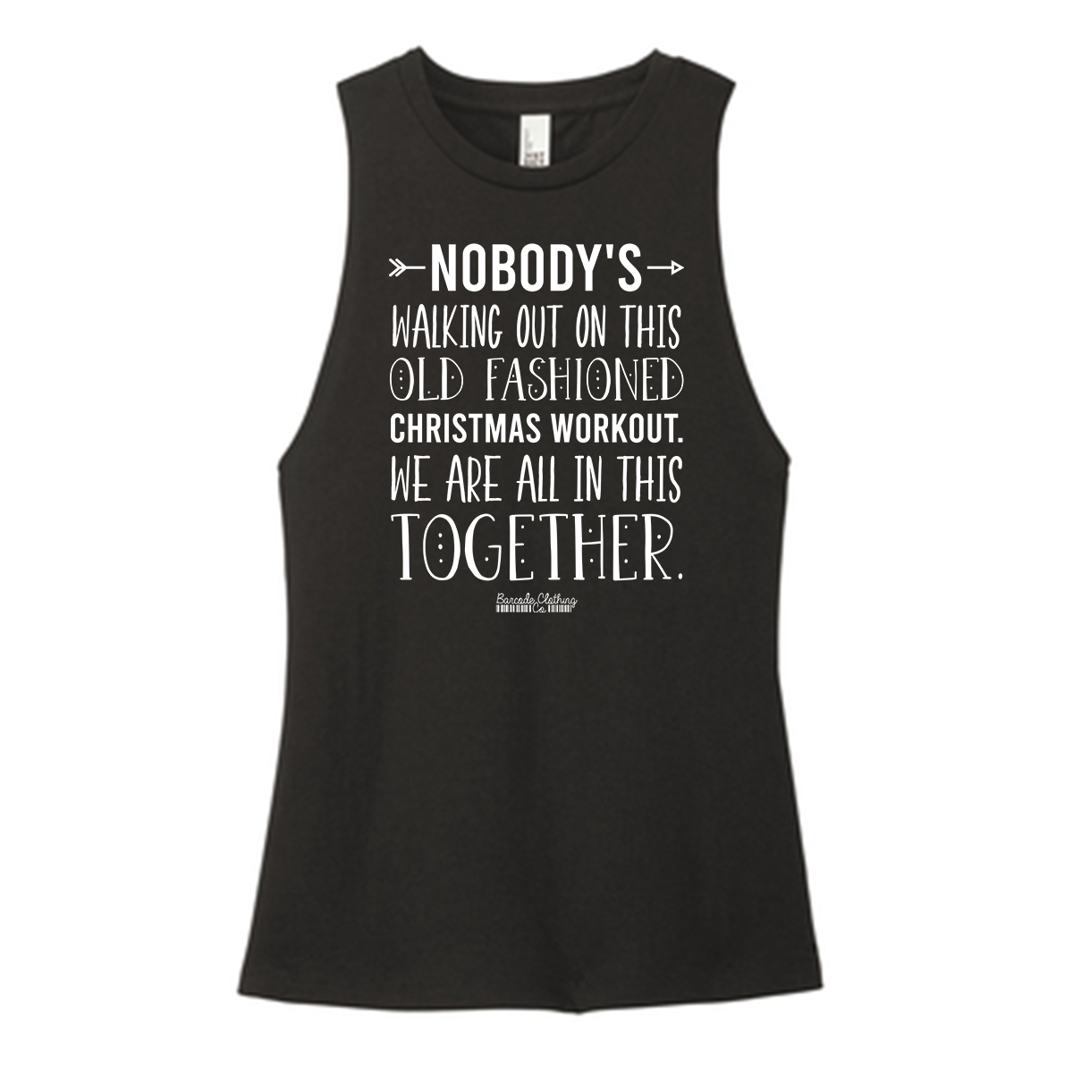 Old Fashioned Christmas Color Muscle Tank