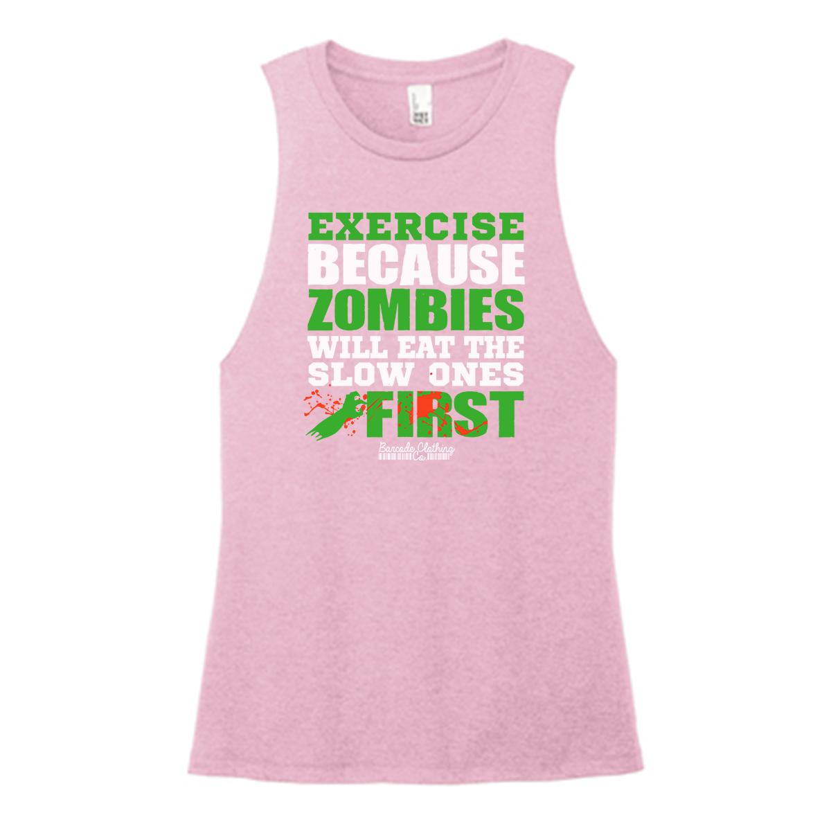 Exercise Because Color Muscle Tank