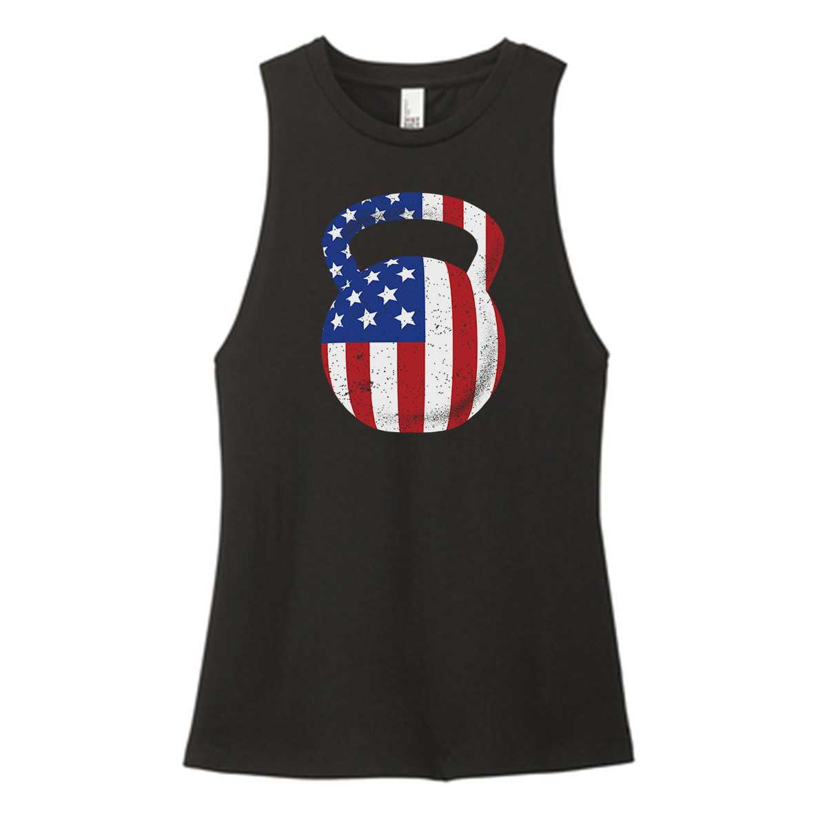 Kettlebell Flag Color Muscle Tank