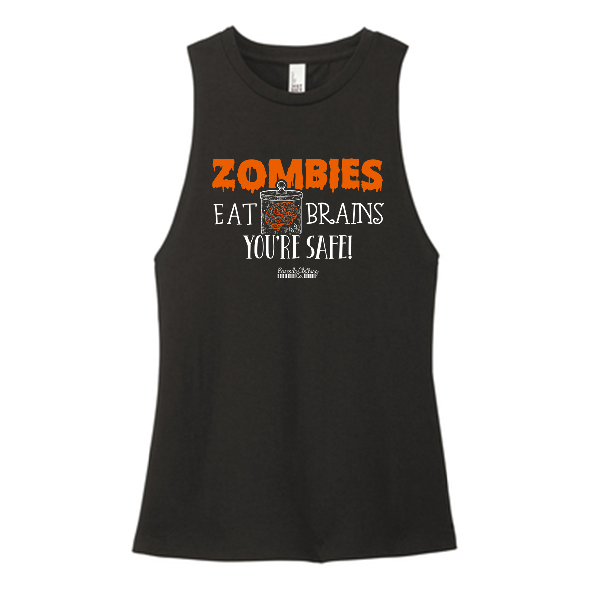 Zombie Brains Color Muscle Tank