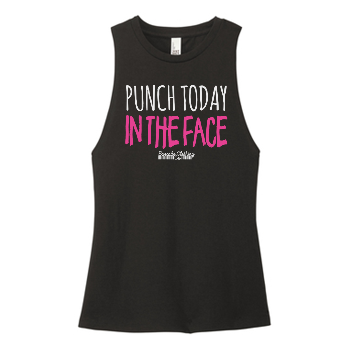 Punch Today In The Face Color Muscle Tank