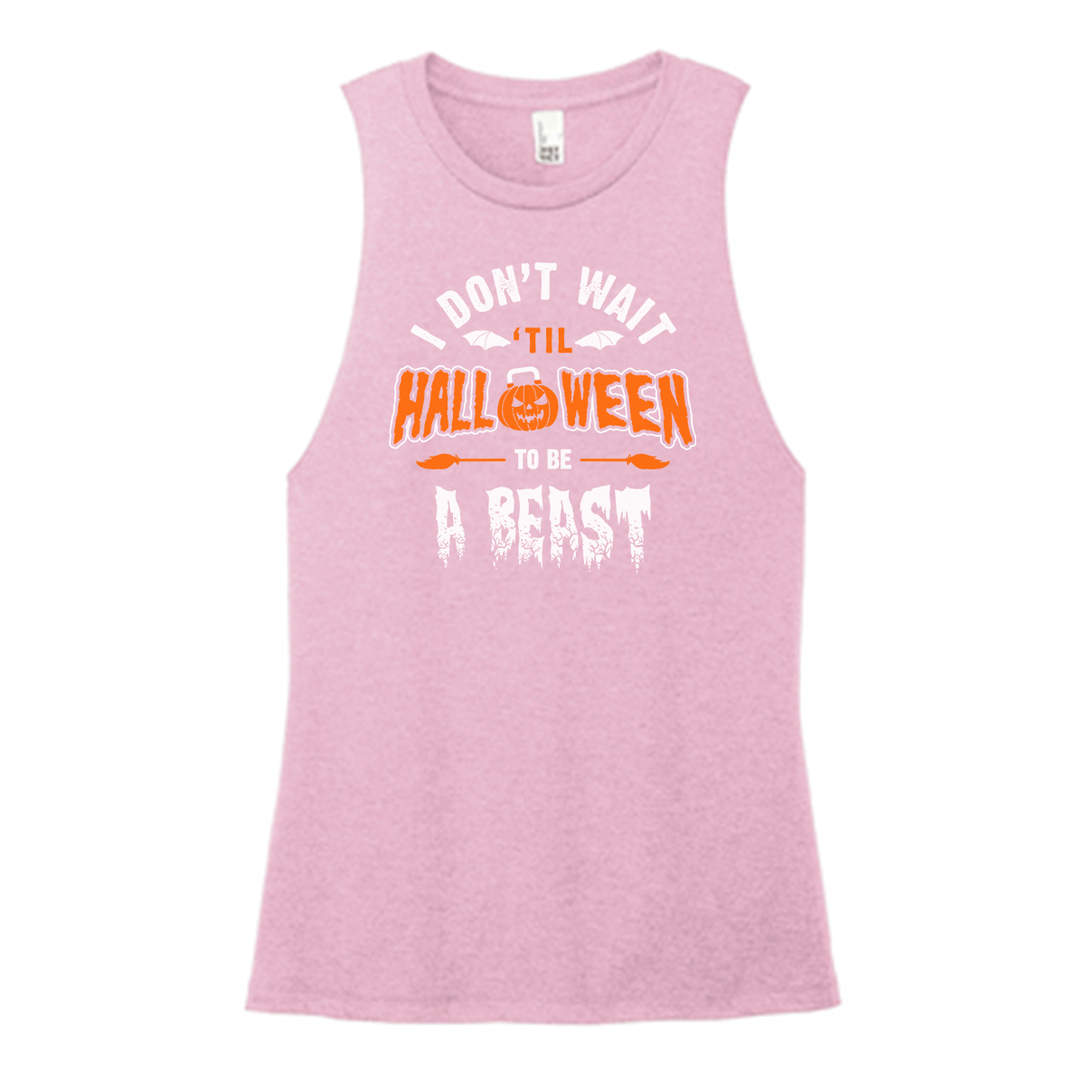 Halloween Beast Color Muscle Tank