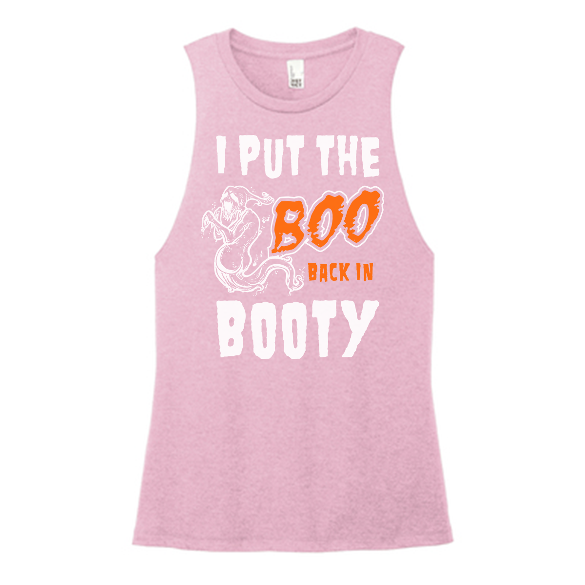 Boo Back In Booty Color Muscle Tank