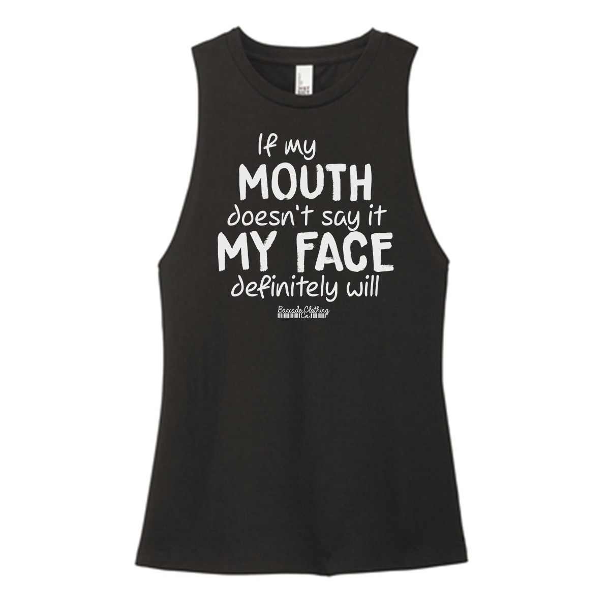 If My Mouth Color Muscle Tank